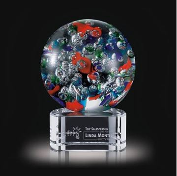 Image de Trophée - Verre Soufflé - Fantasia - globe