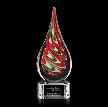 Image de Trophée - Verre Soufflé - Glendower Award - goutte d'eau