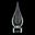 Image de Trophée - Verre soufflé - Cobourg Award  - goutte d'eau