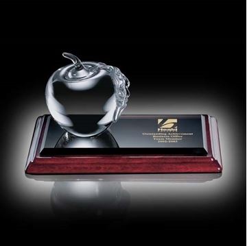 Trophée - Crystal - Albion Award/ Apple Clear Leaf