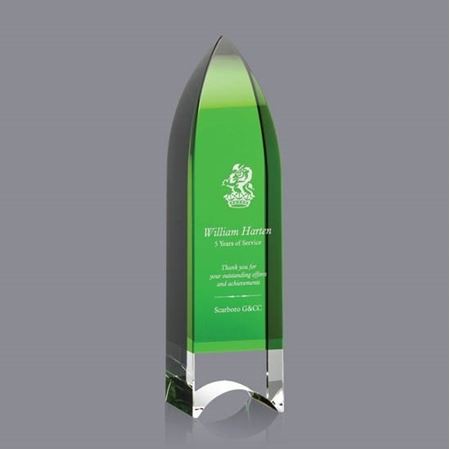 Image de Trophée - Cristal - Emerald Tower