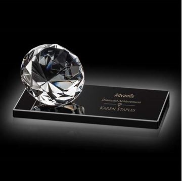 Trophée - Crystal - Diamond on Black
