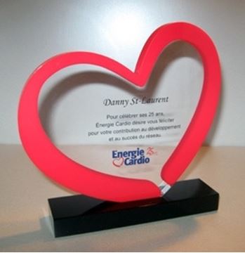 Image de Sur mesure - Trophée Acrylique - Énergie Cardio
