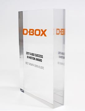Image de Sur mesure - Trophée Acrylique - Dbox