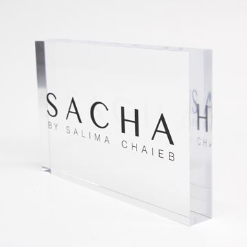 Sacha - acrylique clair