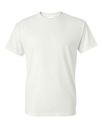 Image de t-shirt Gildan 8000 adulte blanc
