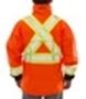 Image de manteau imperméable ICON TIngley avec bande réfléchissante orange
