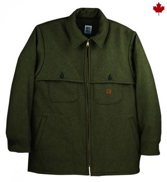 Image de manteau en laine mérinos vert Big BIll 461MER