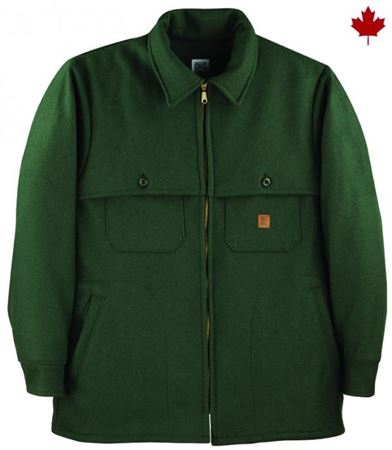 Image de manteau en laine vert Big Bill 461CAB
