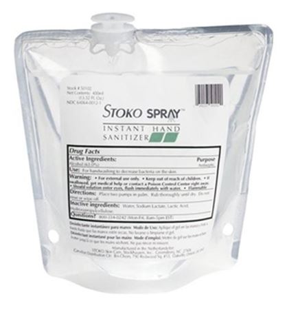 Image de Stoko Spray désinfectant en pochette de 400 ml