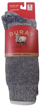 Image de Bas de laine gris Mérino pour femme