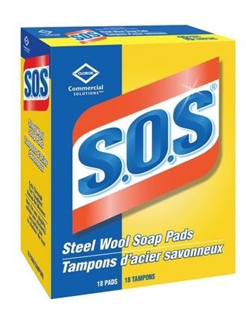 Image de Tampon à récurer SOS  ( Boîte de 10 unités)