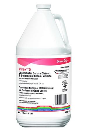 Image de VIROX 5 ( 4 litres) concentré et désinfection de surface virucide générale