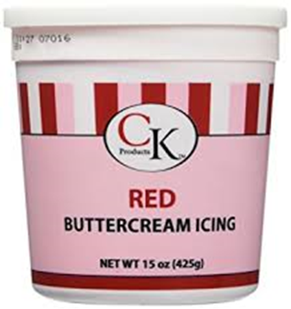 Image de Glaçage Buttercream Rouge de CK Products | 77-66041