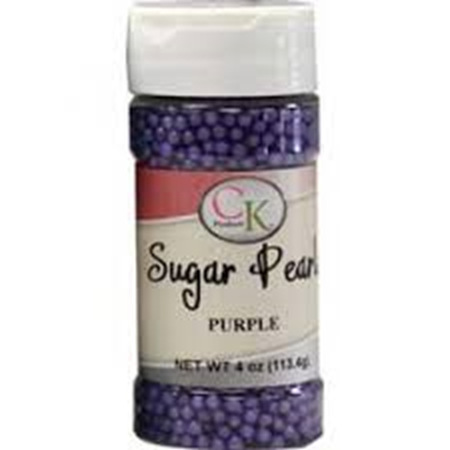 Image de Sugar Pearls Purple 4 oz de CK Products | 78-5222U