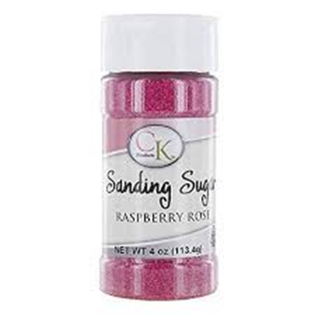 Image de Sanding Sugar Raspberry Rose 4 oz de CK Products | 78-50515
