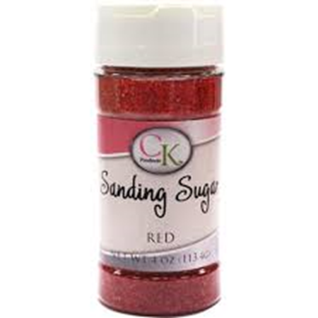 Image de Sanding Sugar Red 4 oz de CK Products | 78-505R