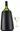 Seau rafraichisseur pour bouteille de vin Vacu Vin élégant en noir | INTER 3500.3649450