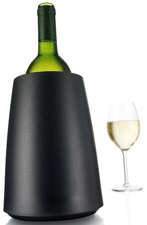 Image de Seau rafraichisseur pour bouteille de vin Vacu Vin élégant en noir | INTER 3500.3649450