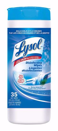 Image de Lysol lingettes désinfectantes spring waterfall 35/ pot