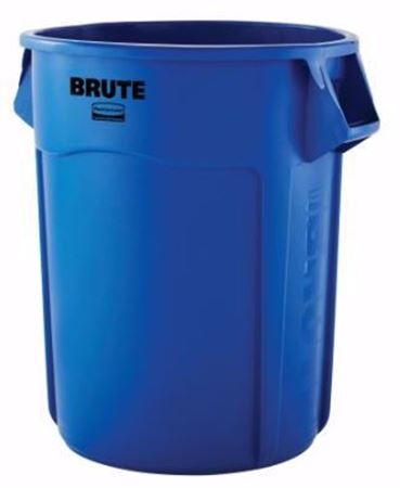 Image de Poubelle Brute bleu recyclage 32 gallons