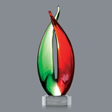 Image de Trophée - Verre Soufflé - Tekoa Award