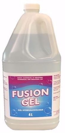 Image de Fusion gel antibactérien 4 litres semi-liquide sans parfum à base d'alcool