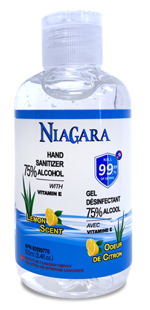 Image de Niagara gel pour les mains antibactérien, odeur de CITRON  100 ml