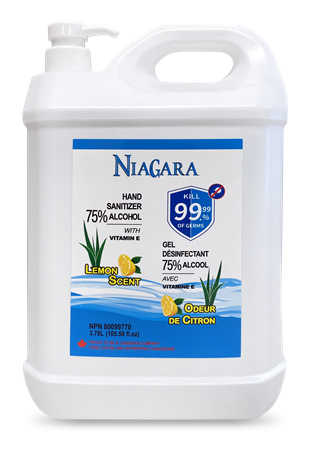 Image de Niagara gel pour les mains antibactérien, odeur de CITRON 3785 ml